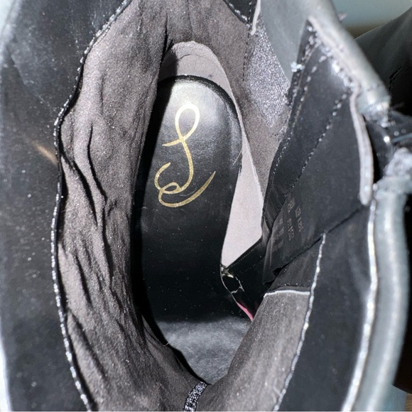 Sam Edelman - Women's Black Leather Wrenley Pointed Toe Ankle Bootie size 9.5 - Picture 9 of 13